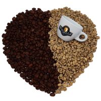 Caffè in grani Torrefazione Bugella cuore tazzina